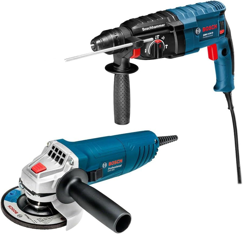 Combo Martelete GBH2-24 D + Esmerilhadeira GWS850 220V Bosch