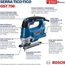 Serra tico tico GST 750 220V Bosch
