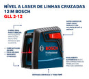 Nível a laser de linhas de cruz GLL2-12 Bosch