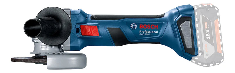 Esmerilhadeira Angular Sem Fio Professional GWS 180-LI 700W