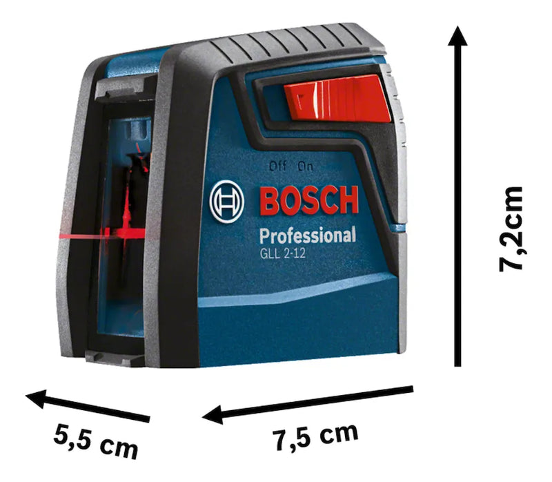 Nível a laser de linhas de cruz GLL2-12 Bosch