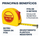 Trena De Bolso 8 Metros - Starrett