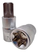 Jogo de soquetes Torx macho e fêmea