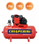 Compressor de ar Chiaperini Profissional 110L 2hp