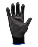 Luva PU preta Kalipso