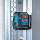 Nível a Laser Linear Cruzado Verde 12m GLL 12-22G LI Bosch