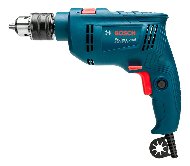 Furadeira Impacto e Parafusadeira 1/2 550w Gsb 550re Bosch