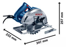 Serra Circular 7.1/4" 220V 1500W Bosch GKS 150