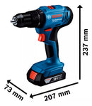 Furadeira E Parafusadeira De Impacto 1/2 Gsb 183 Li