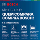 Nível a laser de linhas de cruz GLL2-12 Bosch