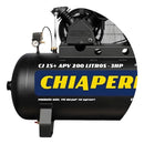 Compressor de Ar 15 Pés 3HP 200L Monofásico Chiaperini