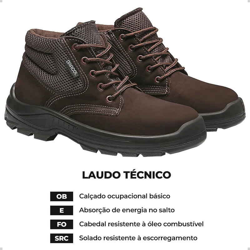 Botina de Amarrar Bracol Nº 38 – Bico PVC
