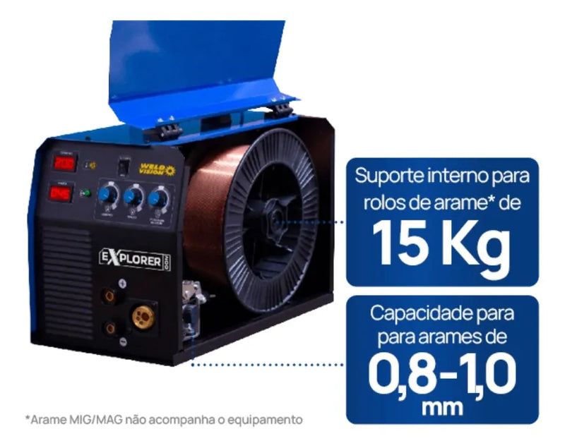 Inversora De Solda Multiprocesso 200a Explorer Weld vision