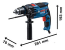 Furadeira De Impacto 1/2 Bosch Gsb 16 Re 850w