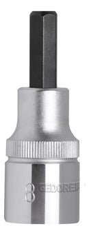 Jogo de Soquetes 1/2" Allen 10 Peças 5 a 17mm Gedore Red