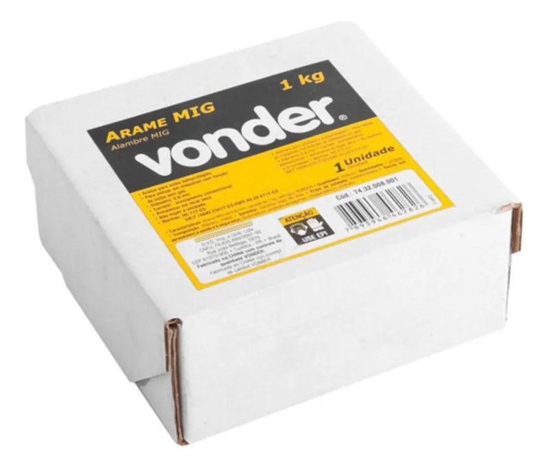 Arame mig sem gás 0,8mm 01 kg Vonder