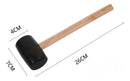 MARTELO BORRACHA PRETO 40MM