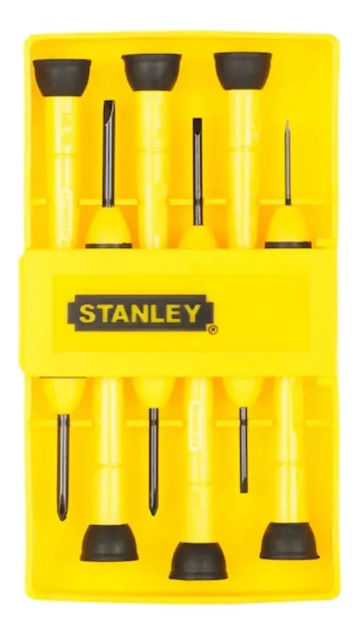 Jogo De Chave De Precisão Fenda/Phillips 6 peças Stanley