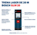 Trena Laser Professional Glm 20 Bosch Alcance 20 Metros
