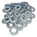 Arruela Lisa Zincada Métrica 10mm 100 unidades