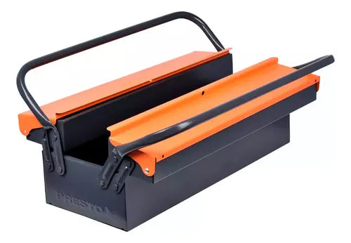 Caixa De Ferramentas Sanfonada 3 Gavetas Chapa Metal 50cm