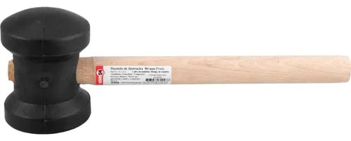 Martelo De Borracha 80mm Preto Nove54