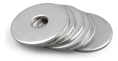 Arruela Lisa Aba Larga Inox  1/4