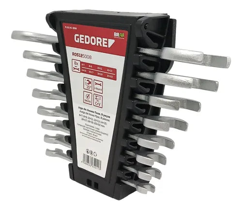 Jogo Chave Fixa 6 À 22 Mm 8 Peças R05125008 Gedore Red