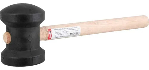 Martelo De Borracha 80mm Preto Nove54