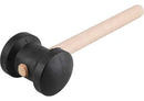 Martelo De Borracha 80mm Preto Nove54