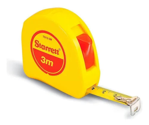 Trena Starrett 3 Metros Fita Aço C/trava T12-3