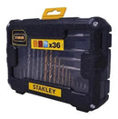 Jogo De Brocas e Ponteiras 36 Pç Stanley