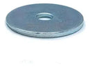 Arruela 1/4  Aba Larga Zincado - 100 Peças