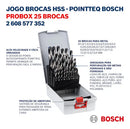 Jogo De Brocas 25 Peças 1 A 13mm Hss-pointteq Probox Bosch