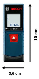 Trena Laser Professional Glm 20 Bosch Alcance 20 Metros
