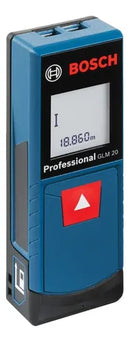 Trena Laser Professional Glm 20 Bosch Alcance 20 Metros