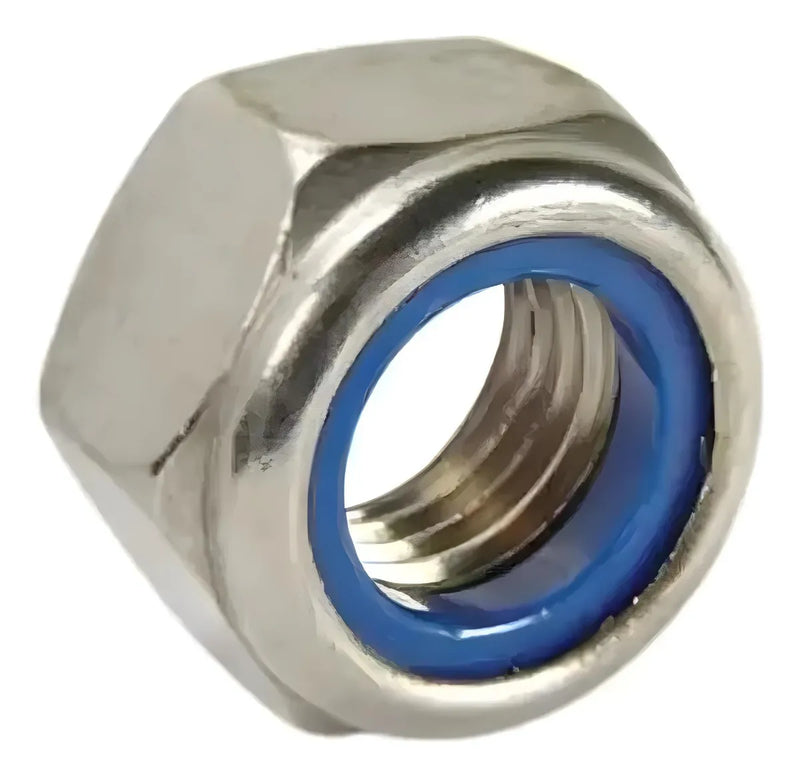 Porca sextavada travante alta 3/8" UNC ZB 100 PÇ