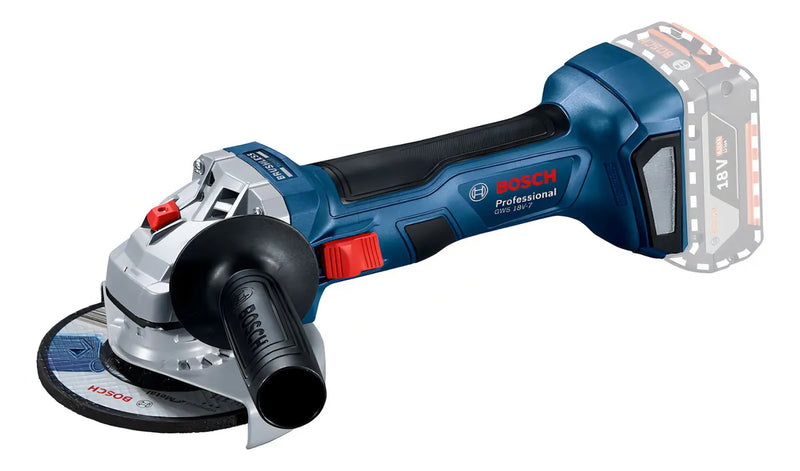 Kit Bosch Furadeira Parafusadeira Gsb-185-LI 18v e Esmerilhadeira GWS 180-LI 2 baterias