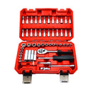 Jogo de soquetes Enc. 1/4" [57 PÇS]